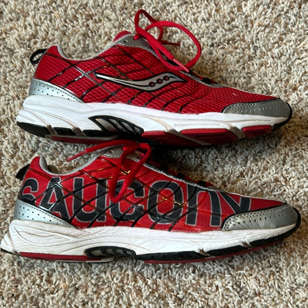 Saucony Men’s Red Type A (OG Model) Running Shoes. Size 10. Vintage.